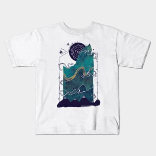 northern nightsky Kids T-Shirt